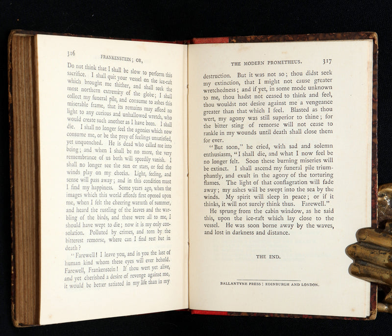 1888 Rare Book - Frankenstein or, The Modern Prometheus by Mary Shelley