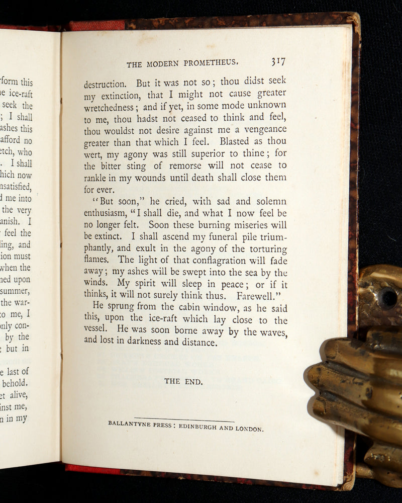 1888 Rare Book - Frankenstein or, The Modern Prometheus by Mary Shelley