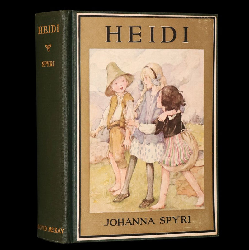 1923 First Anne Anderson Illustrated Edition - Heidi by Johanna Spyri