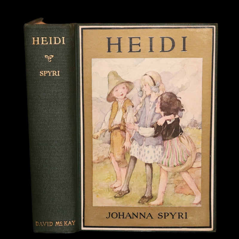 1923 First Anne Anderson Illustrated Edition - Heidi by Johanna Spyri