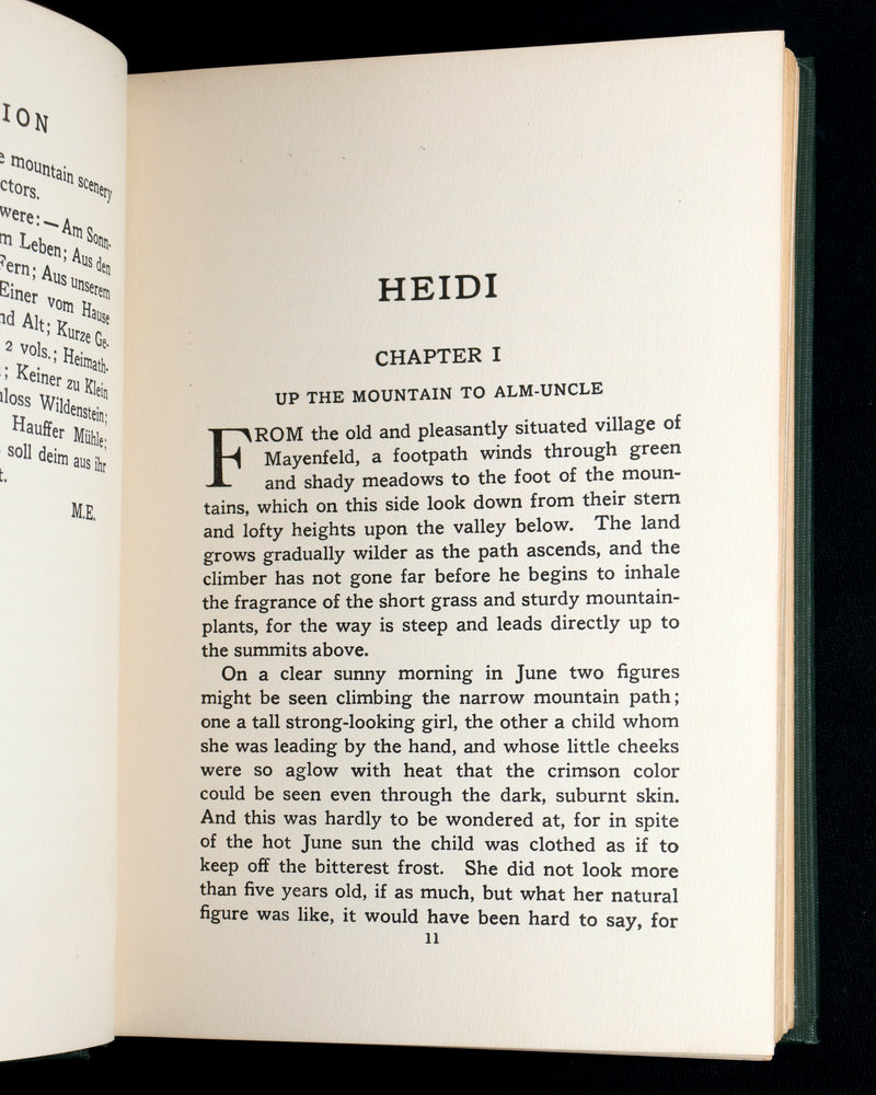 1923 First Anne Anderson Illustrated Edition - Heidi by Johanna Spyri