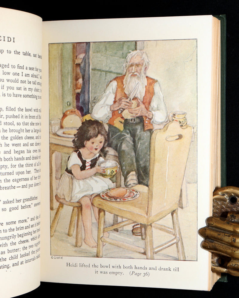 1923 First Anne Anderson Illustrated Edition - Heidi by Johanna Spyri