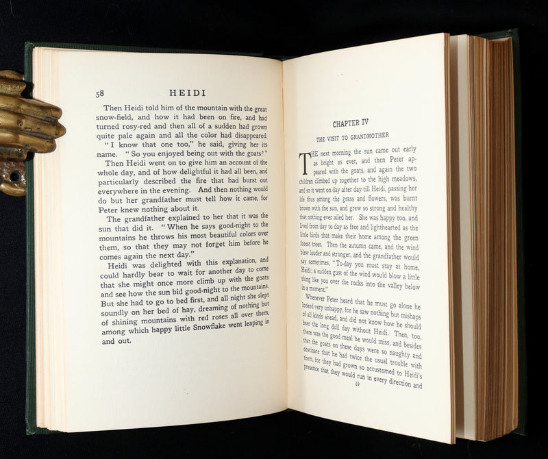 1923 First Anne Anderson Illustrated Edition - Heidi by Johanna Spyri