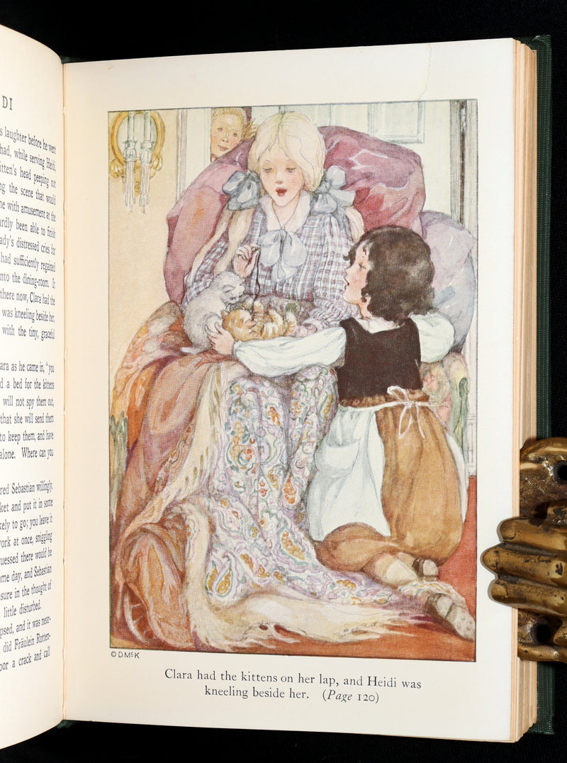 1923 First Anne Anderson Illustrated Edition - Heidi by Johanna Spyri