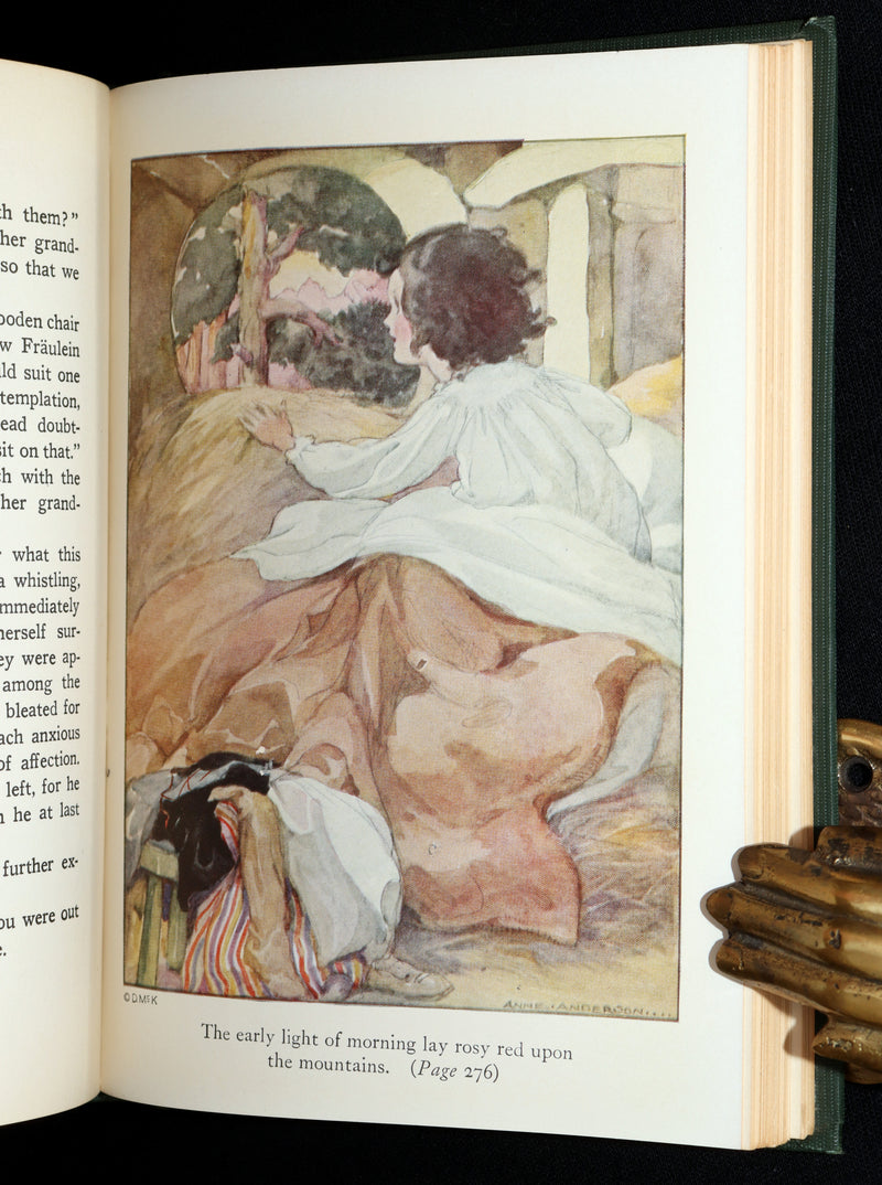 1923 First Anne Anderson Illustrated Edition - Heidi by Johanna Spyri