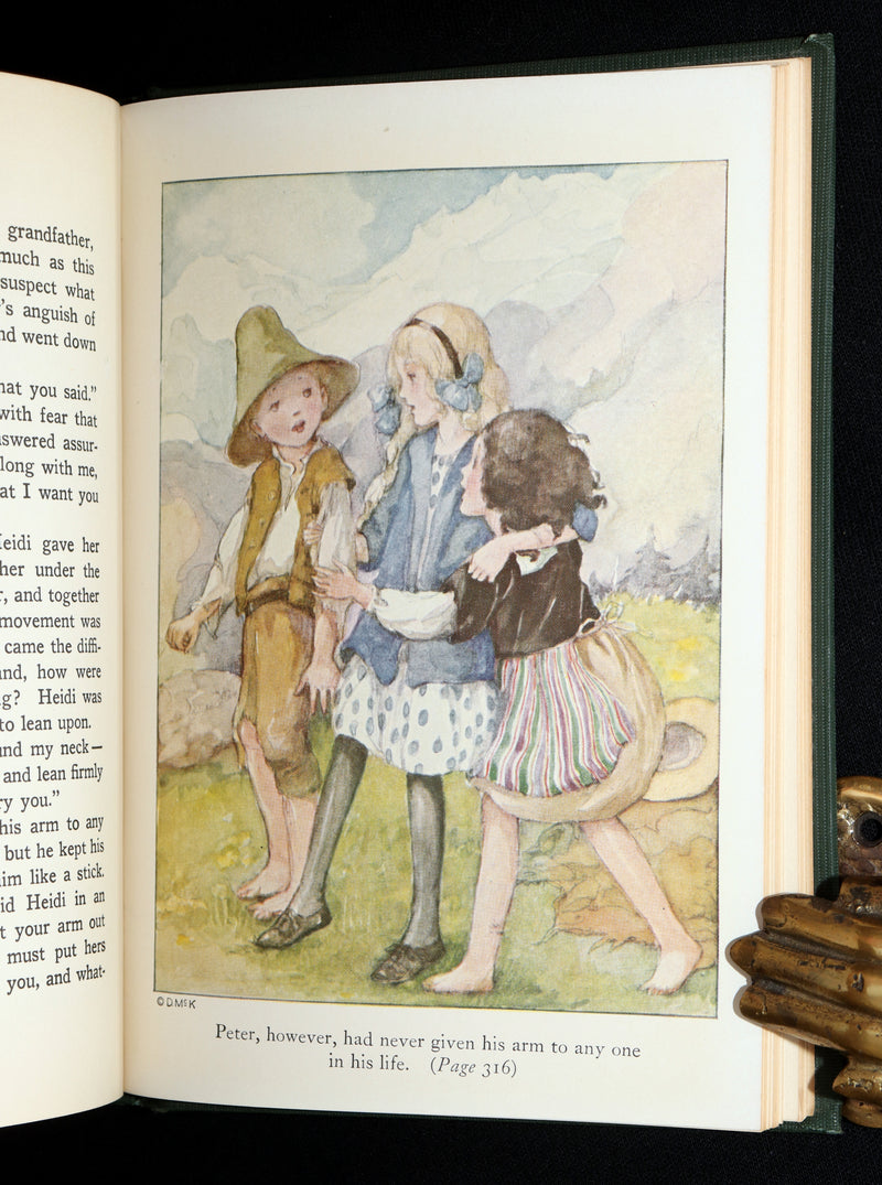 1923 First Anne Anderson Illustrated Edition - Heidi by Johanna Spyri
