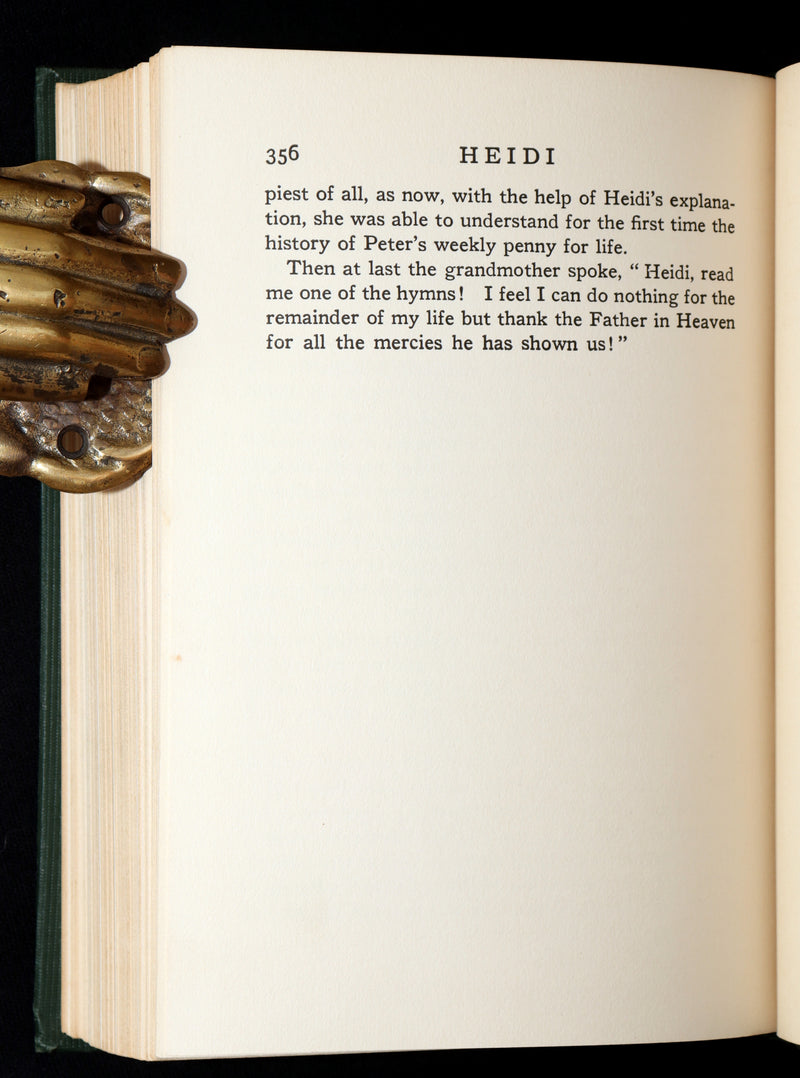 1923 First Anne Anderson Illustrated Edition - Heidi by Johanna Spyri