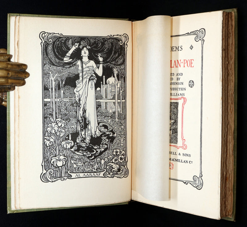 1900 First W. Heath Robinson illustrated Edition - The Poems of Edgar Allan Poe