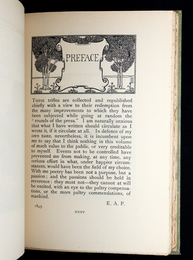 1900 First W. Heath Robinson illustrated Edition - The Poems of Edgar Allan Poe