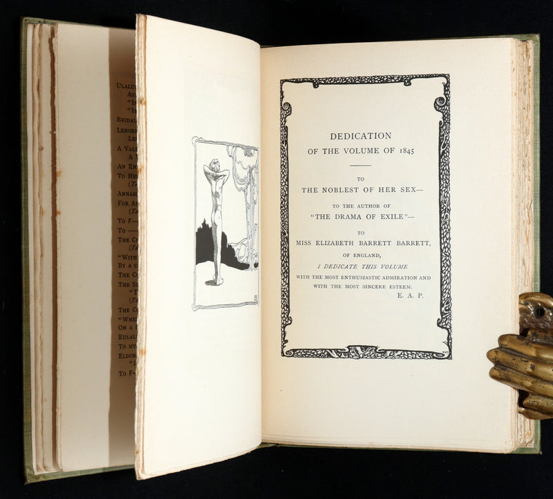 1900 First W. Heath Robinson illustrated Edition - The Poems of Edgar Allan Poe