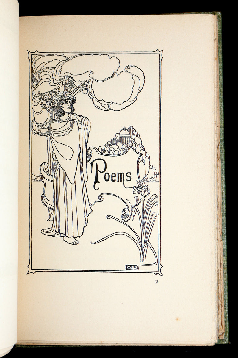 1900 First W. Heath Robinson illustrated Edition - The Poems of Edgar Allan Poe