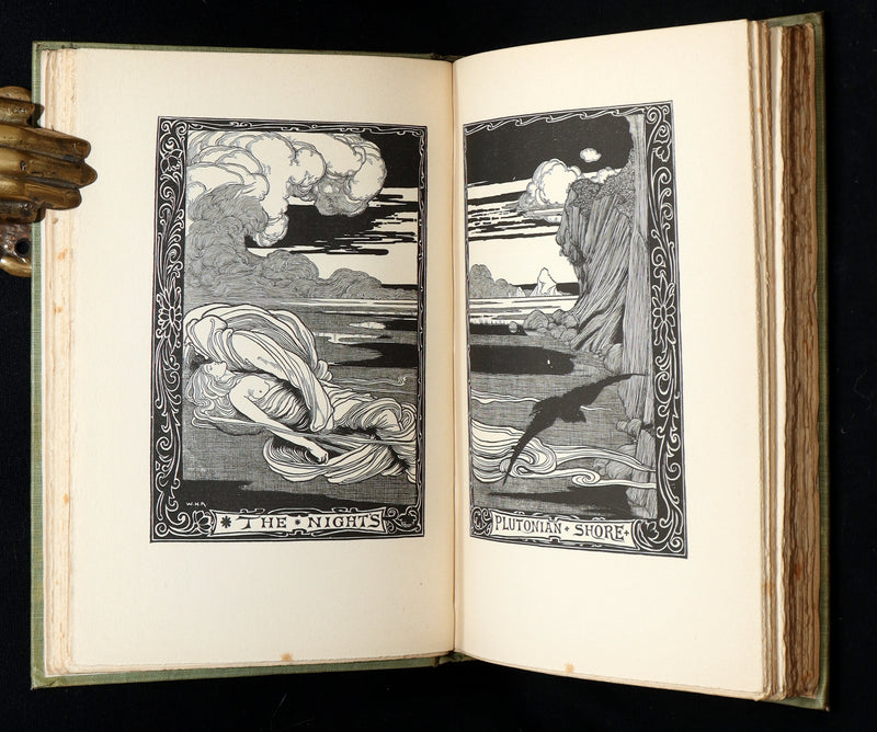 1900 First W. Heath Robinson illustrated Edition - The Poems of Edgar Allan Poe