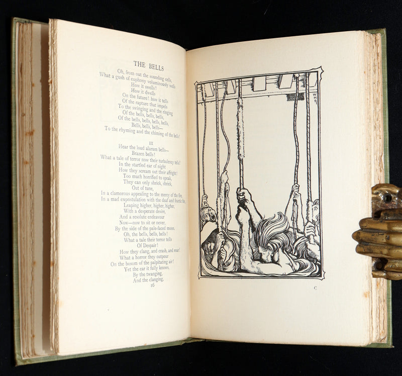 1900 First W. Heath Robinson illustrated Edition - The Poems of Edgar Allan Poe