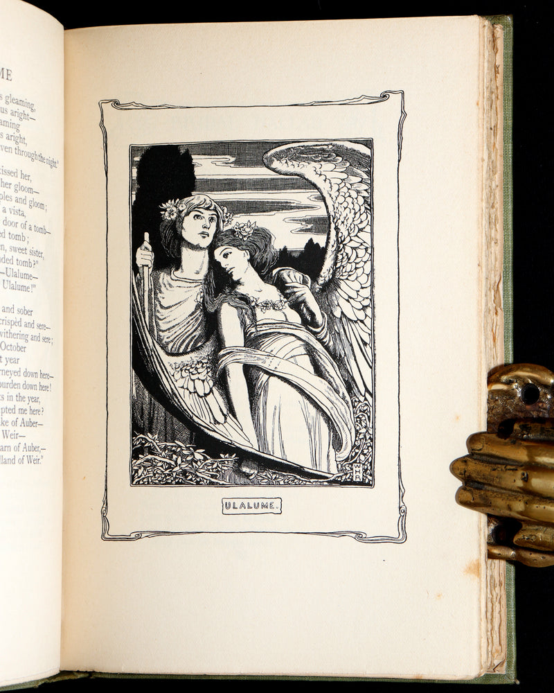 1900 First W. Heath Robinson illustrated Edition - The Poems of Edgar Allan Poe