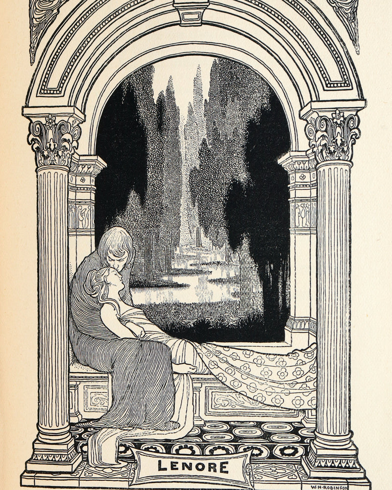 1900 First W. Heath Robinson illustrated Edition - The Poems of Edgar Allan Poe