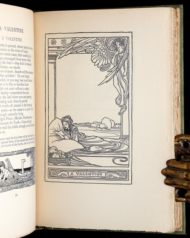 1900 First W. Heath Robinson illustrated Edition - The Poems of Edgar Allan Poe