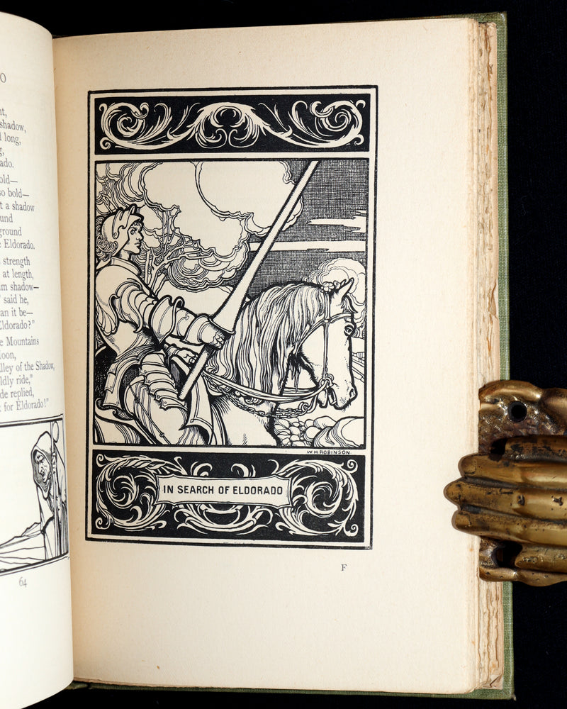 1900 First W. Heath Robinson illustrated Edition - The Poems of Edgar Allan Poe