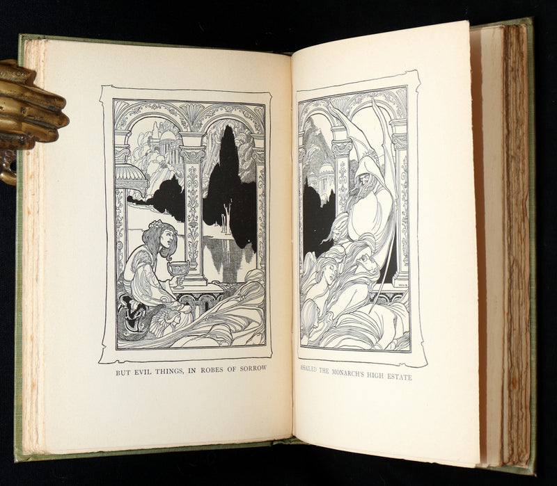 1900 First W. Heath Robinson illustrated Edition - The Poems of Edgar Allan Poe