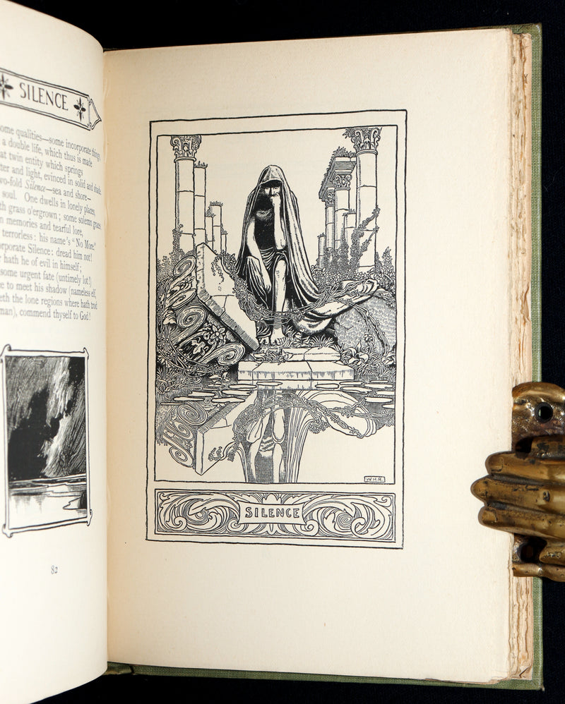 1900 First W. Heath Robinson illustrated Edition - The Poems of Edgar Allan Poe