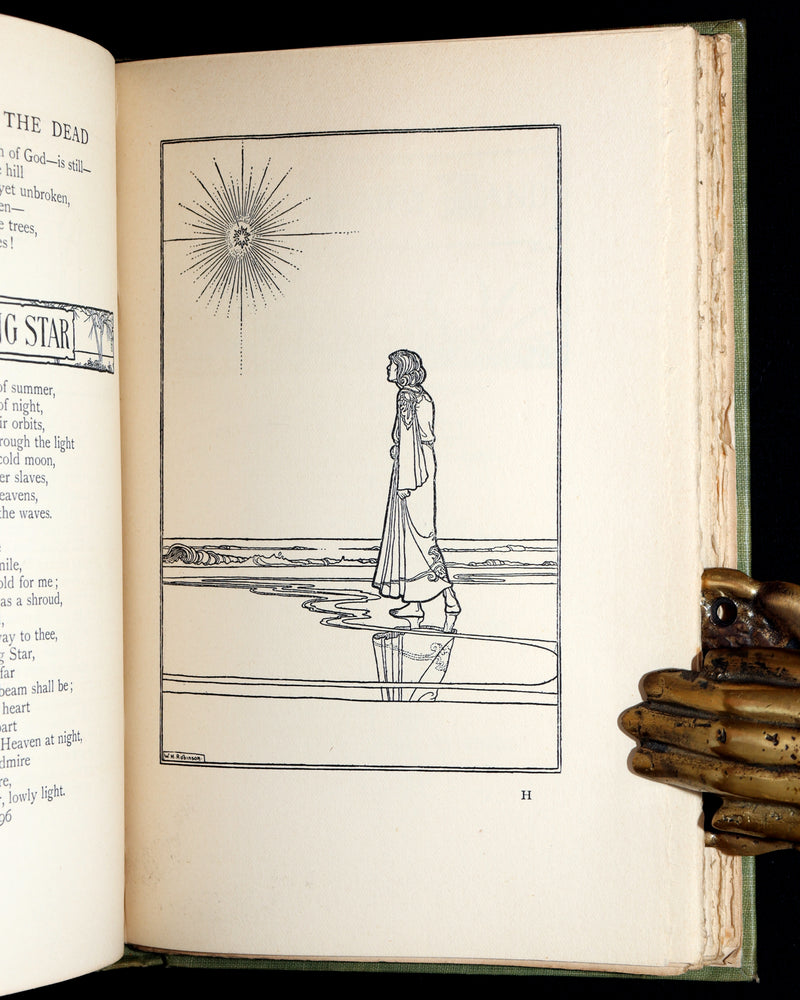 1900 First W. Heath Robinson illustrated Edition - The Poems of Edgar Allan Poe