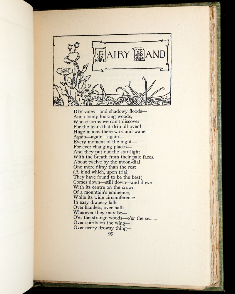 1900 First W. Heath Robinson illustrated Edition - The Poems of Edgar Allan Poe