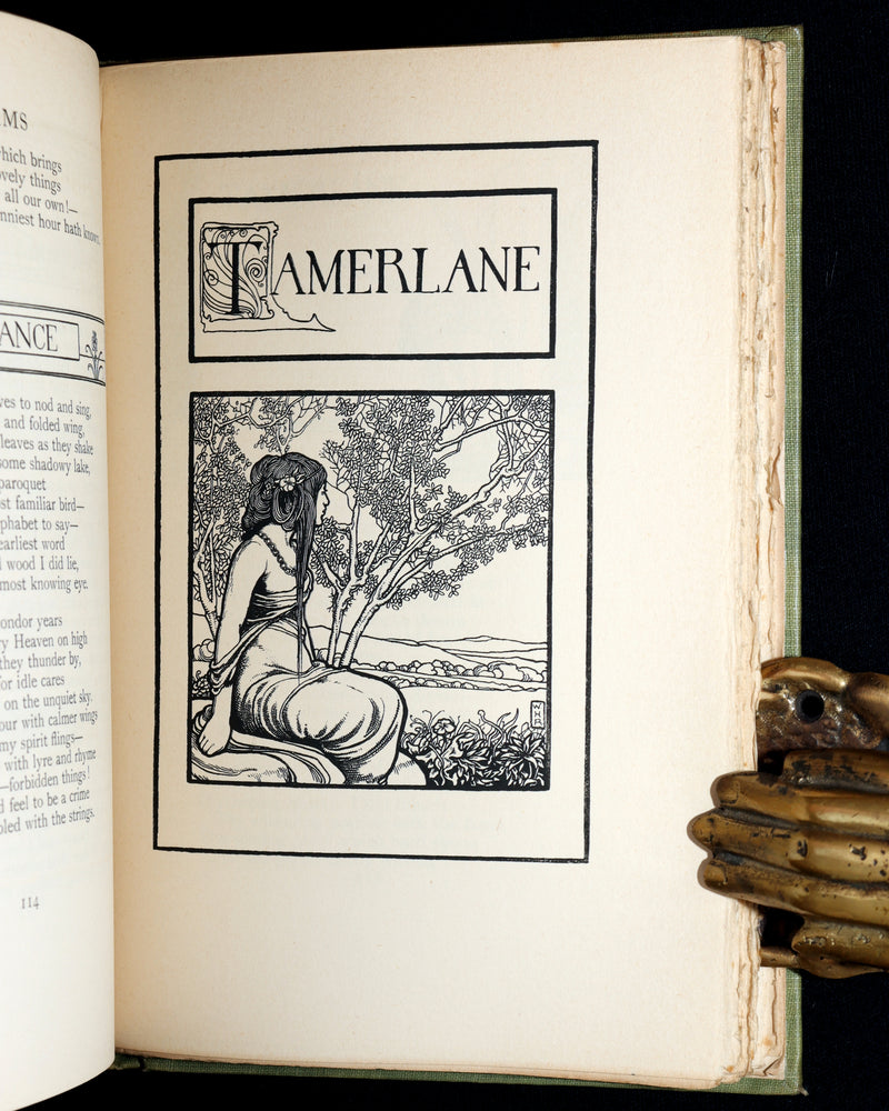 1900 First W. Heath Robinson illustrated Edition - The Poems of Edgar Allan Poe
