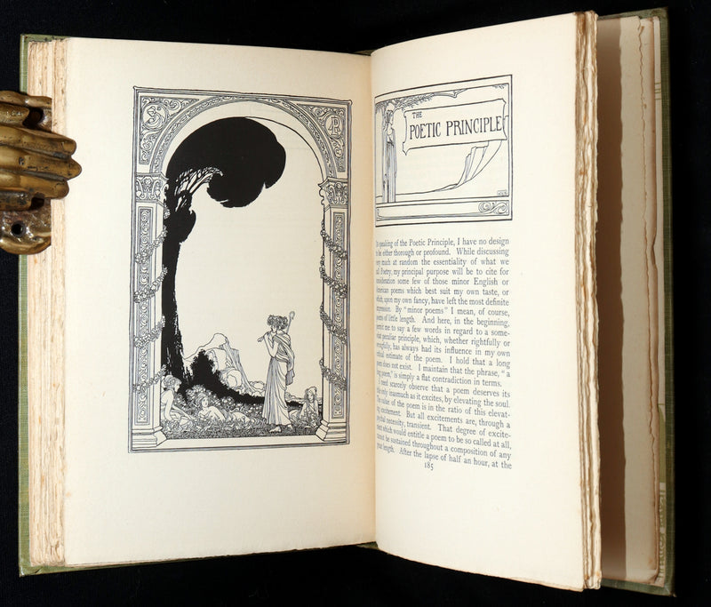 1900 First W. Heath Robinson illustrated Edition - The Poems of Edgar Allan Poe