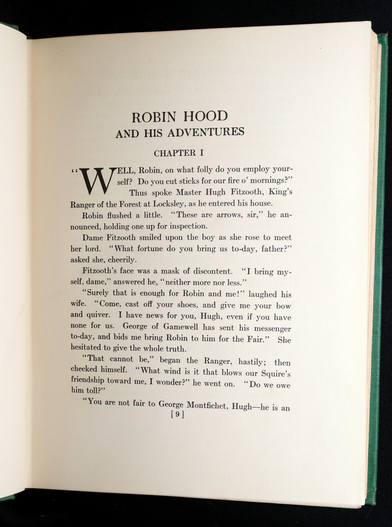 1917 First illustrated Edition by N.C. Wyeth - Robin Hood