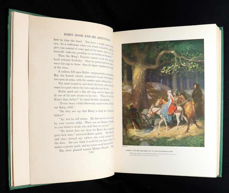 1917 First illustrated Edition by N.C. Wyeth - Robin Hood
