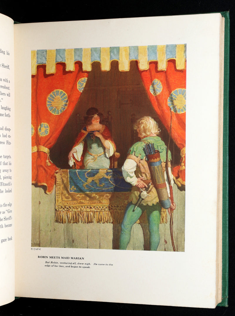 1917 First illustrated Edition by N.C. Wyeth - Robin Hood