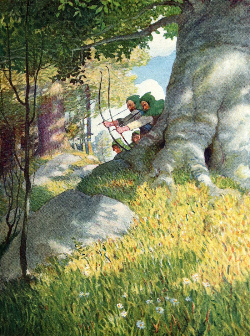 1917 First illustrated Edition by N.C. Wyeth - Robin Hood