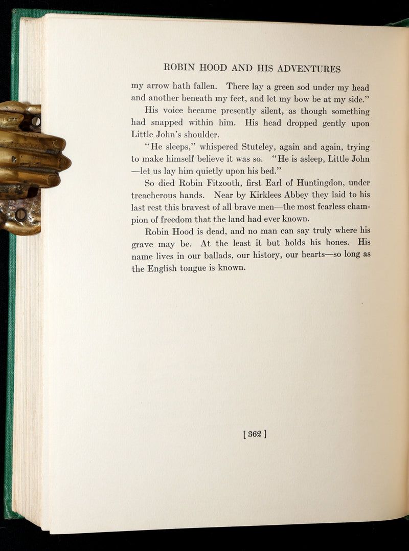 1917 First illustrated Edition by N.C. Wyeth - Robin Hood