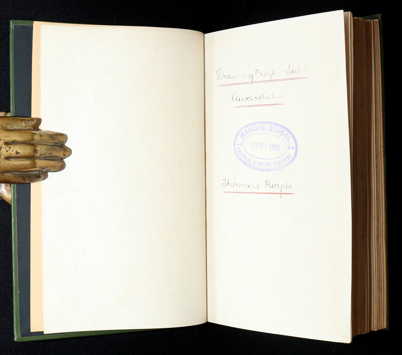 1890 Rare Book - Among the Cannibals and The Mysterious Document by Jules Verne