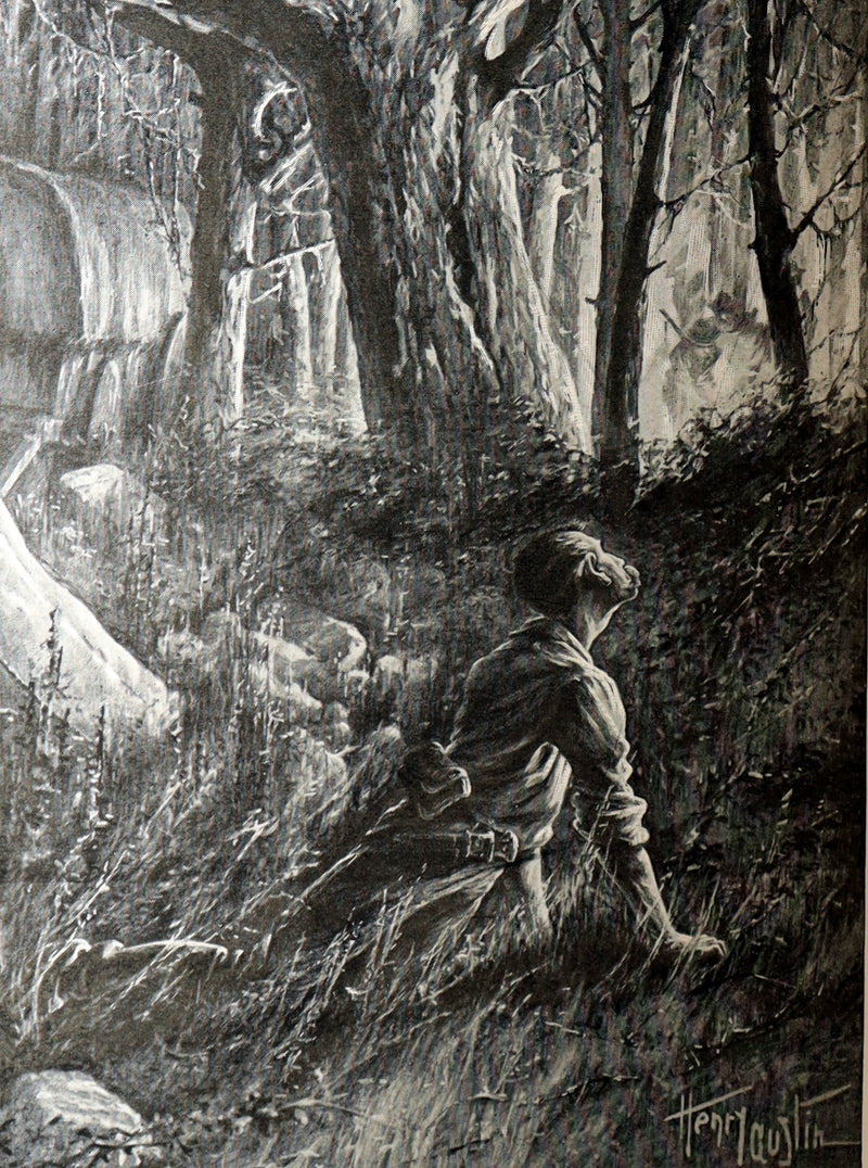 1890 Rare Book - Among the Cannibals and The Mysterious Document by Jules Verne