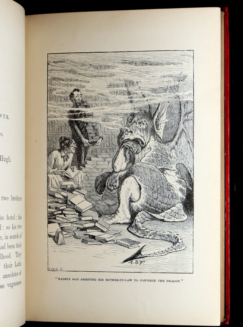 1885 Rare Book - A Tangled Tale by Lewis Carroll, illustrated by Arthur B. Frost