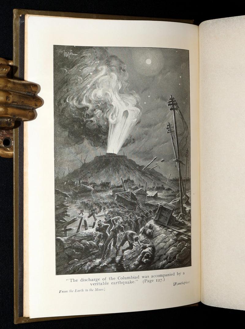 1912 Jules Verne -The Moon Voyage, From the Earth to the Moon and Round the Moon