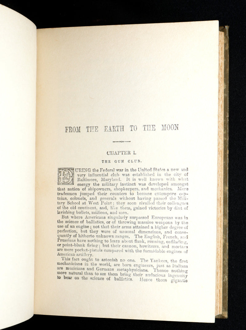 1912 Jules Verne -The Moon Voyage, From the Earth to the Moon and Round the Moon