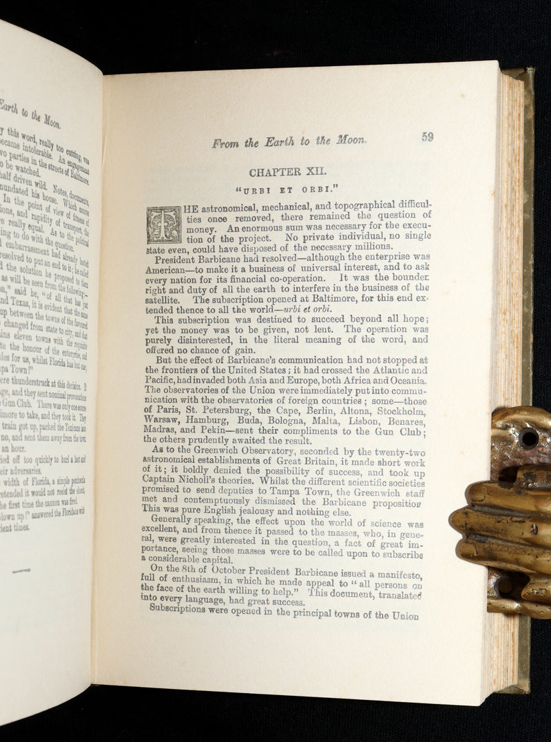 1912 Jules Verne -The Moon Voyage, From the Earth to the Moon and Round the Moon