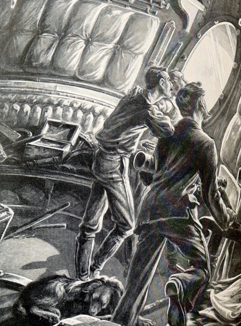 1912 Jules Verne -The Moon Voyage, From the Earth to the Moon and Round the Moon