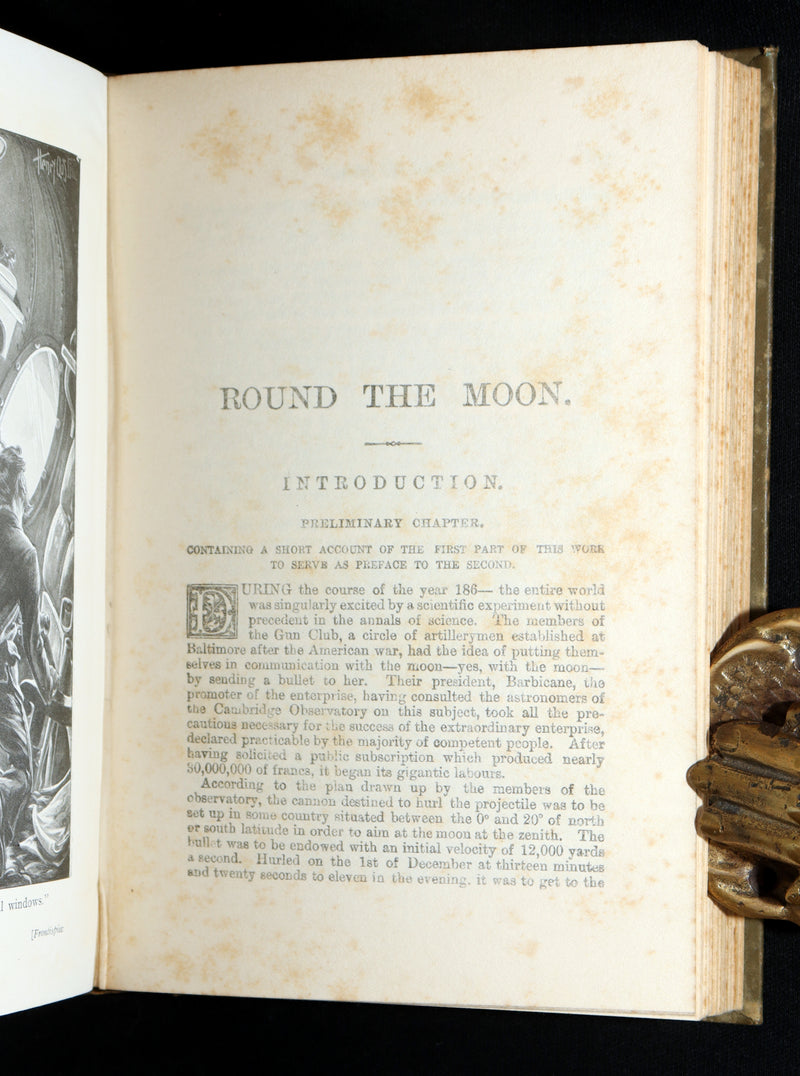 1912 Jules Verne -The Moon Voyage, From the Earth to the Moon and Round the Moon