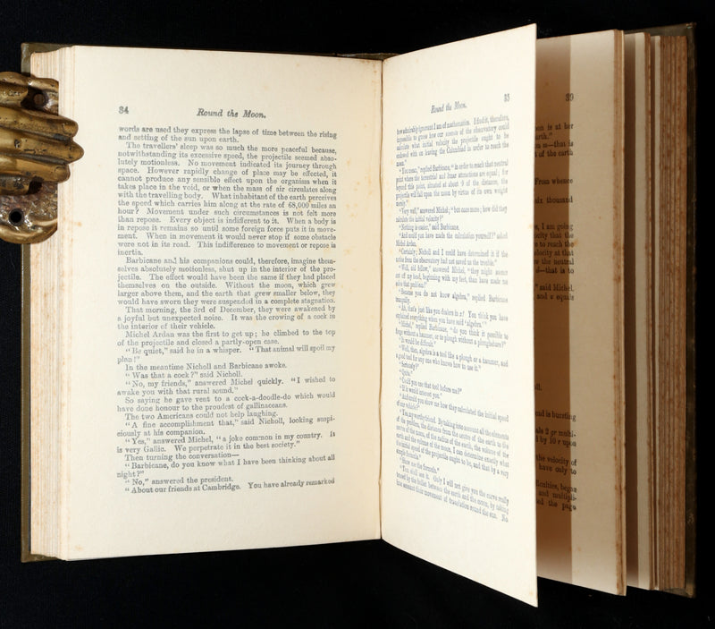 1912 Jules Verne -The Moon Voyage, From the Earth to the Moon and Round the Moon