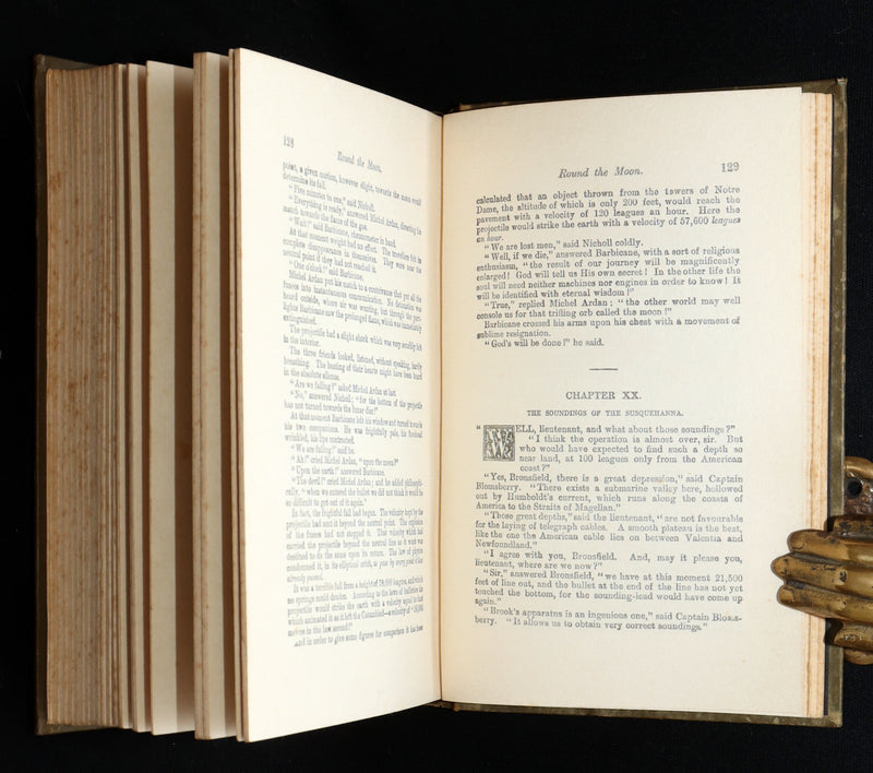 1912 Jules Verne -The Moon Voyage, From the Earth to the Moon and Round the Moon