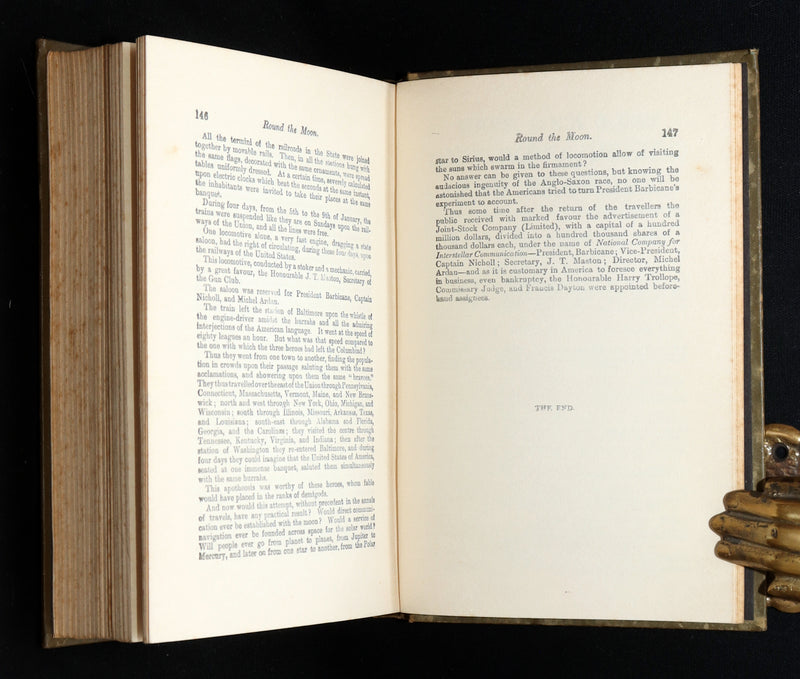 1912 Jules Verne -The Moon Voyage, From the Earth to the Moon and Round the Moon