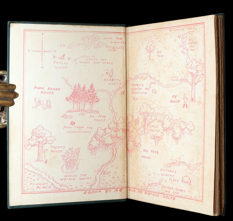 1926 Rare First Edition - Winnie-The-Pooh Illustrated by Ernest Shepard