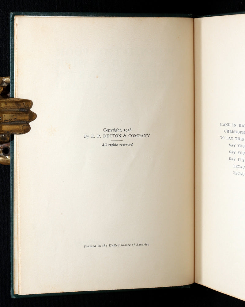 1926 Rare First Edition - Winnie-The-Pooh Illustrated by Ernest Shepard