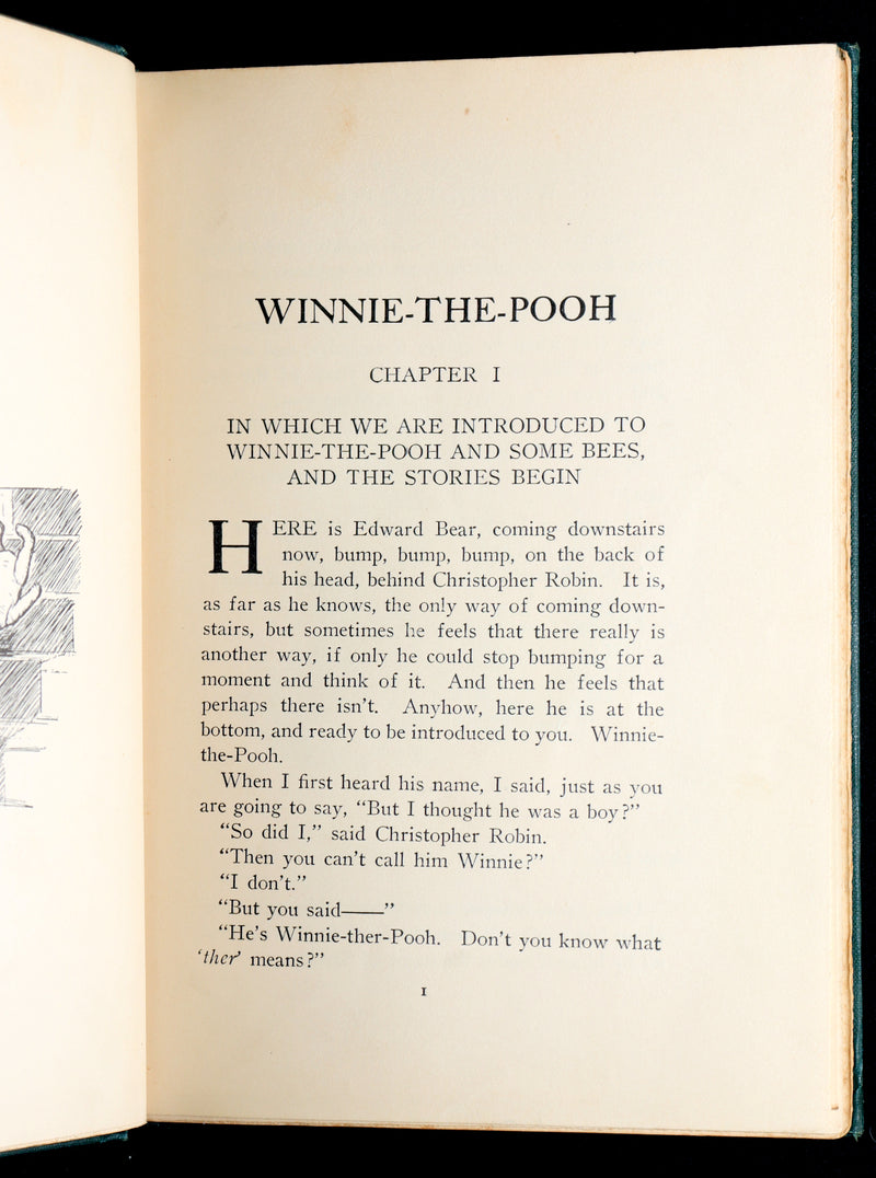 1926 Rare First Edition - Winnie-The-Pooh Illustrated by Ernest Shepard