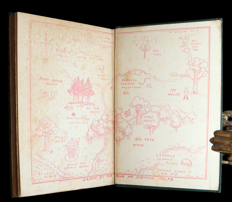 1926 Rare First Edition - Winnie-The-Pooh Illustrated by Ernest Shepard