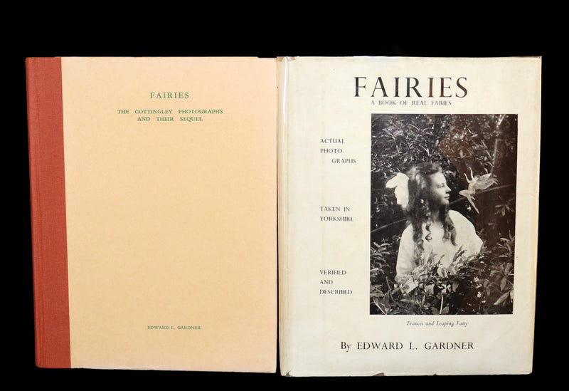 1957 Rare Book - Fairies, The Cottingley Photographs by Edward L. Gardner
