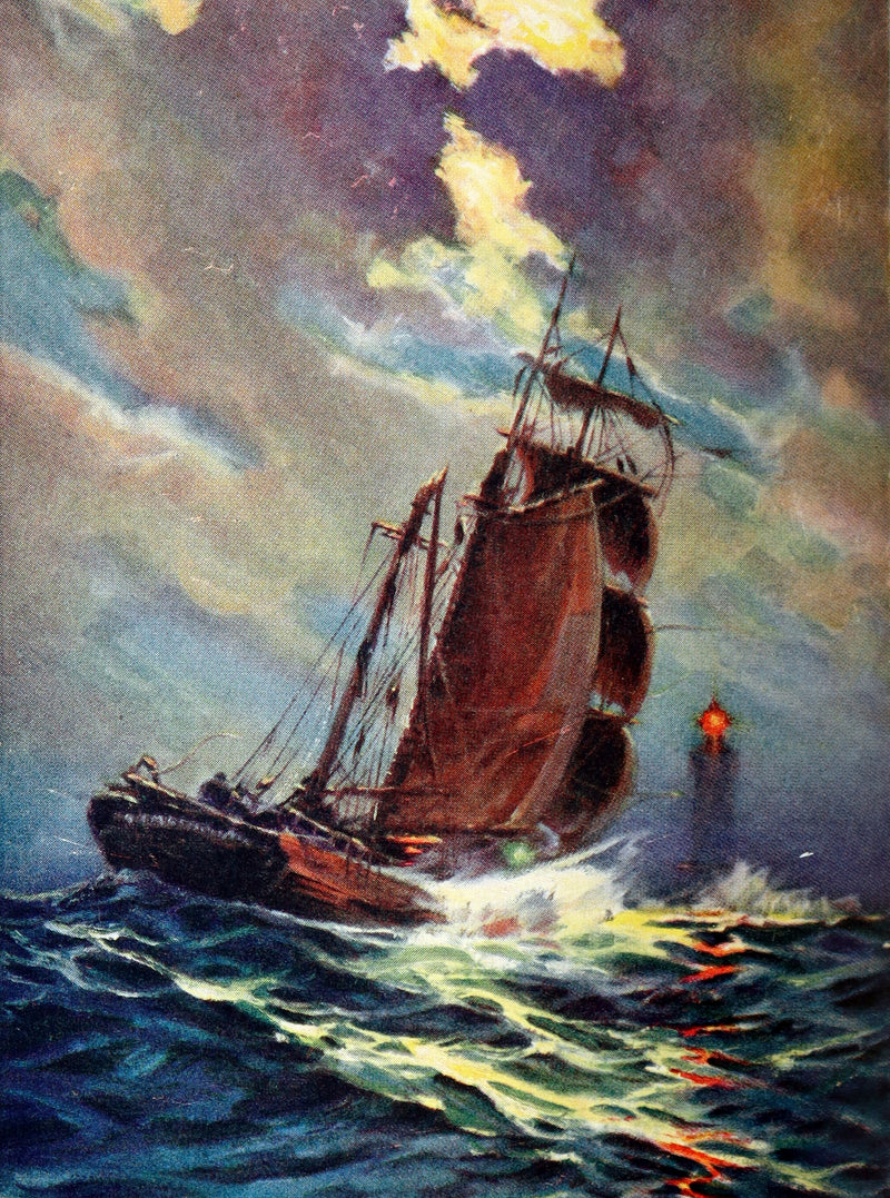 1924 Rare First US Edition - Jules Verne, The Lighthouse at the End of the World