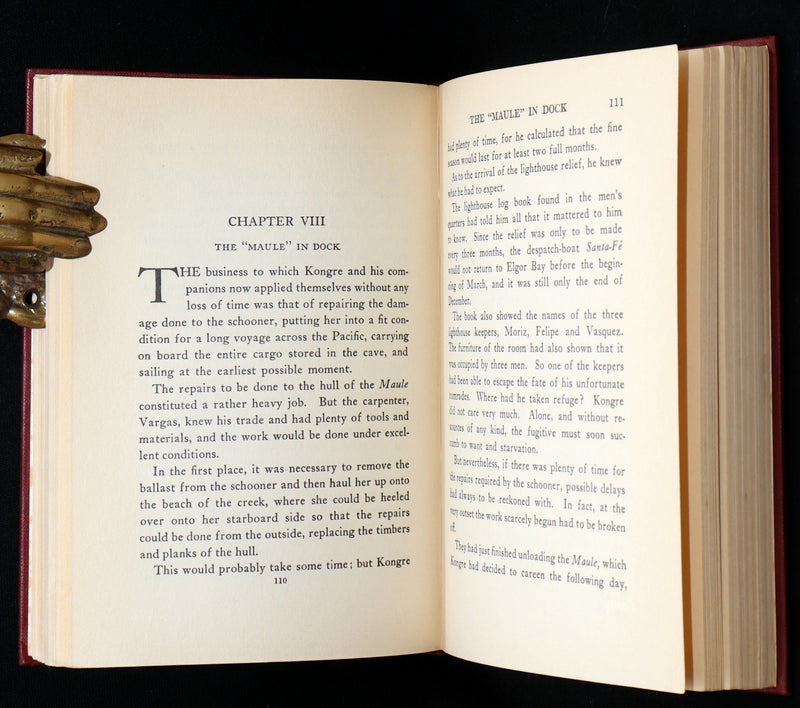 1924 Rare First US Edition - Jules Verne, The Lighthouse at the End of the World